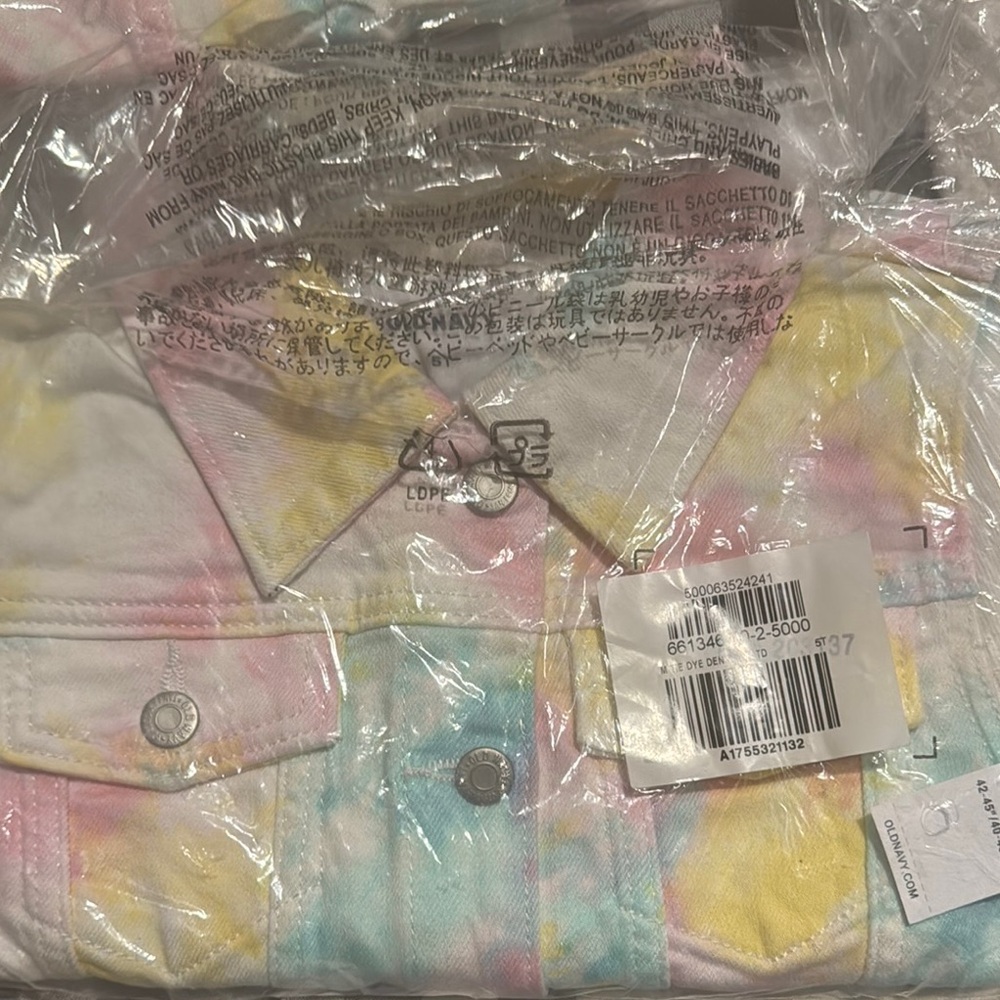 Pastel Tie-Dye Button-Up Shirt